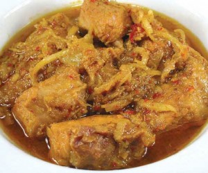 Pork ginger curry