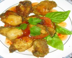 Pan-fried oysters