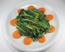 Chinese kale with oyster sauce 