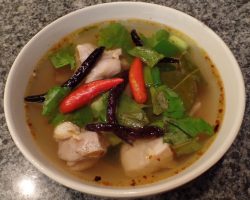 Pork ribs in spicy Northeastern soup 