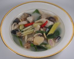 Mixed mushrooms soup
