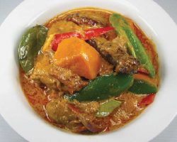 Roasted duck curry