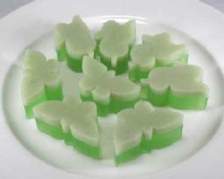 Coconut milk jelly